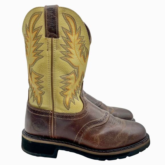 Justin Western Cowboy (round toe) Superintendent Work-boot Electrical size 8D main image 2